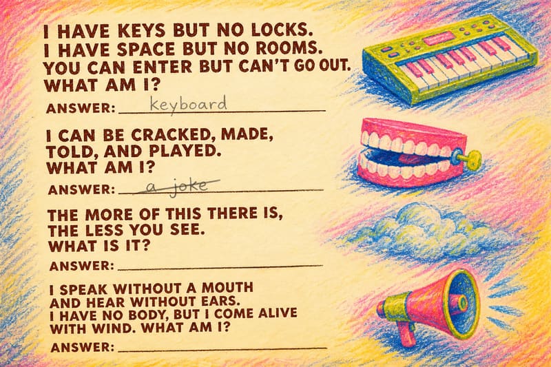 Riddles for the Mind
