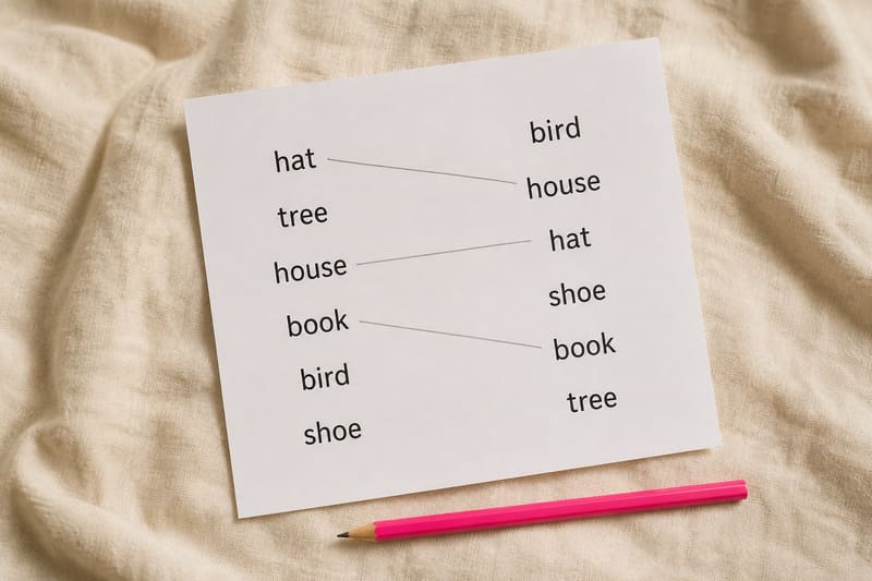 Matching Words